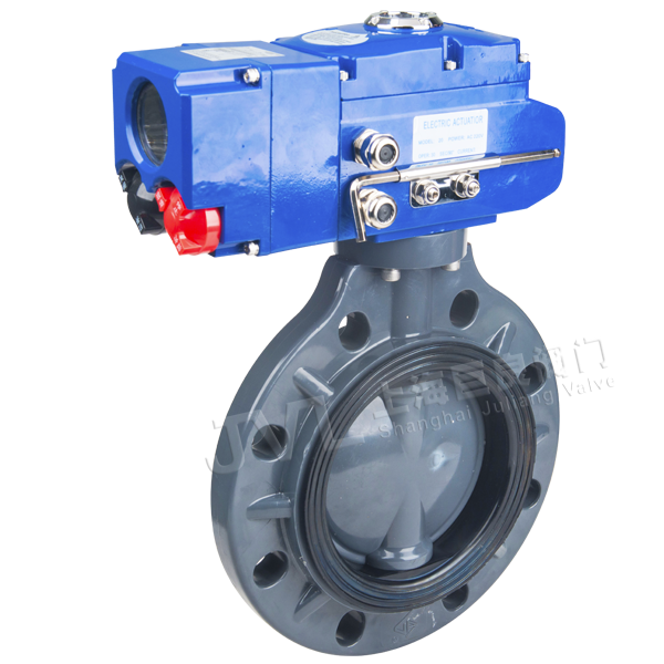 JL900-D4 / 电动塑料蝶阀