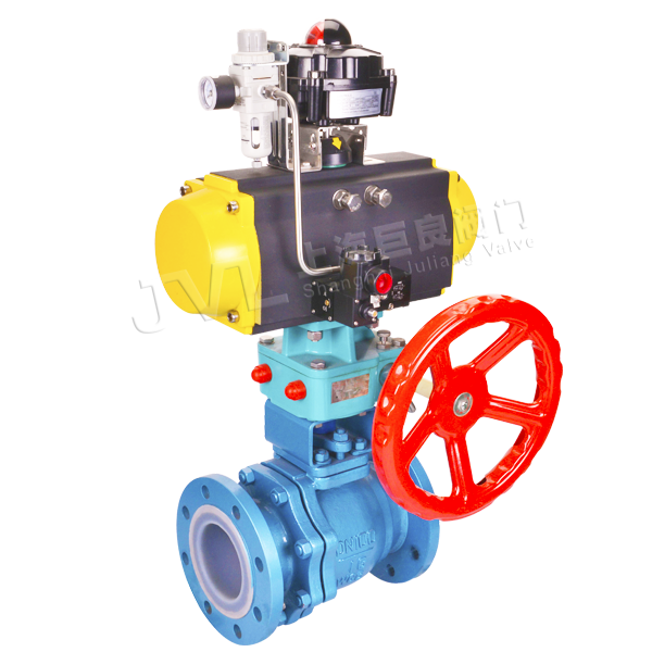 JL600-Q10 / 气动全衬氟球阀