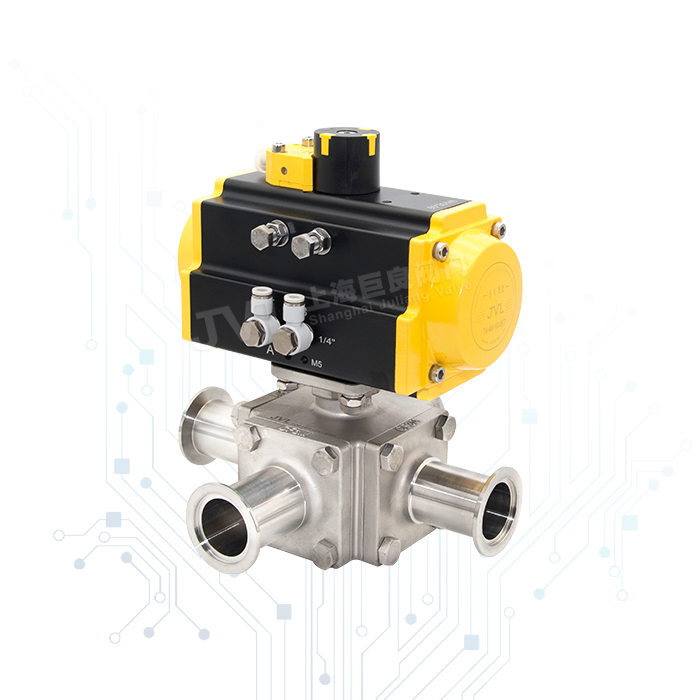 JL600-QD / 气动三通D型阀