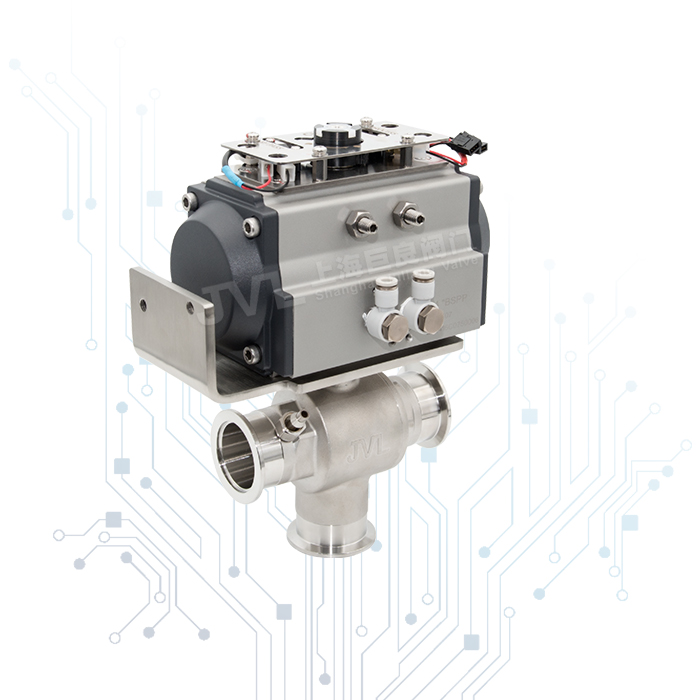 JL600-QF / 气动三通F型阀